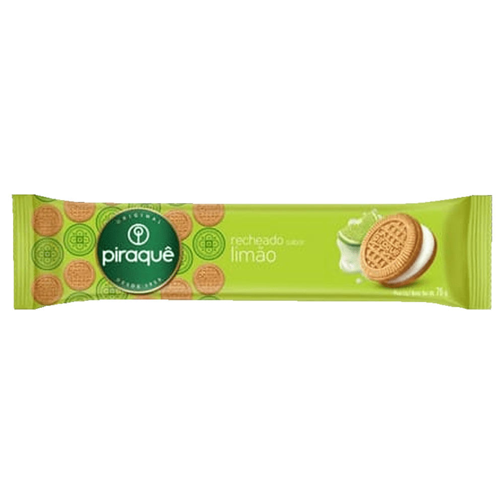 Biscoito Roladinho de Goiabinha 75g - Piraquê - Doce Malu