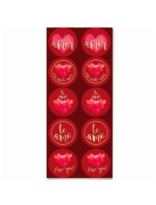 Adesivos Decorativos Eu te Amo c/30 - Packpel