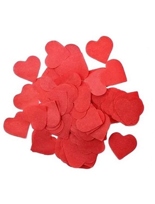 Confete de Corações Vermelhos 40g - Silver Festas