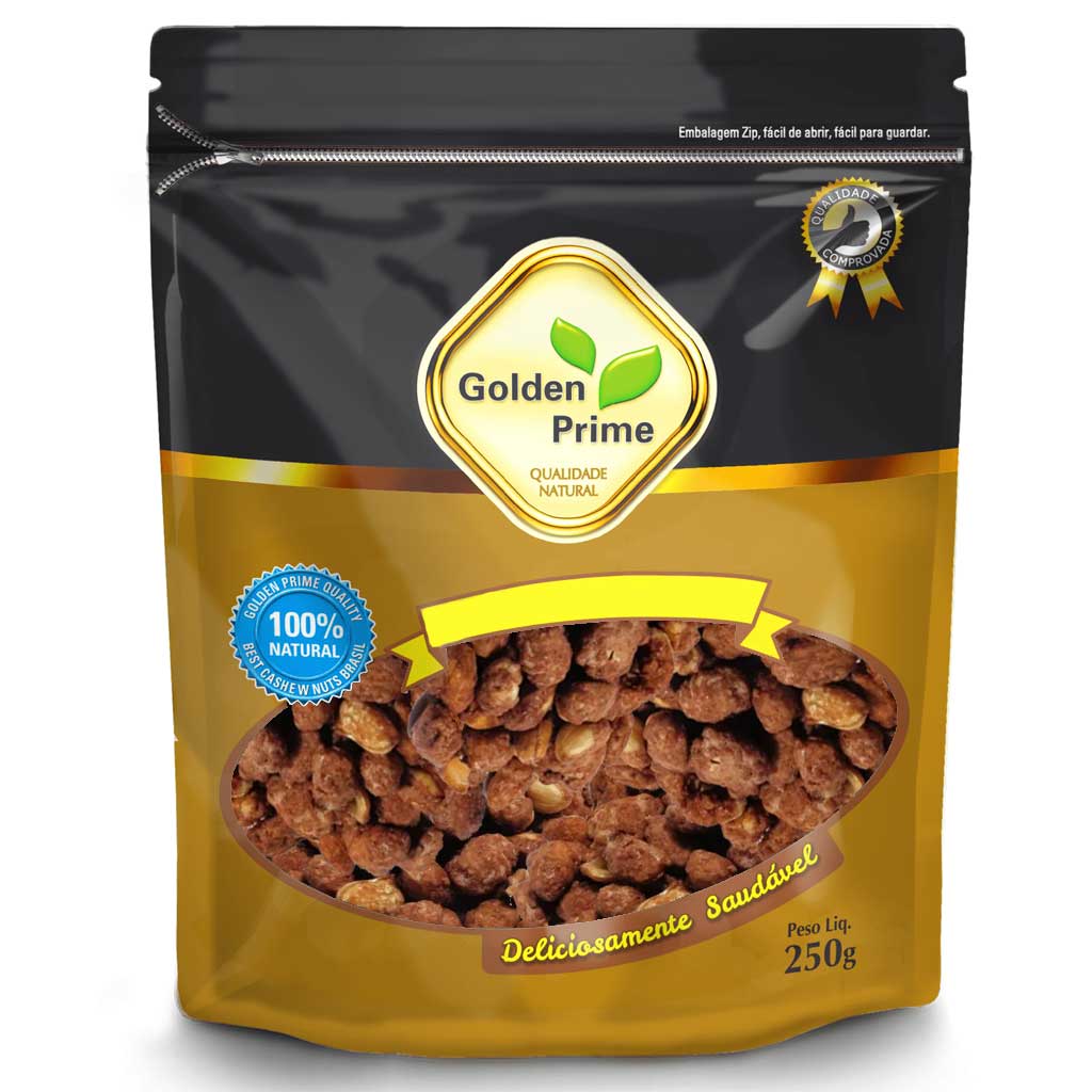 Amendoim Caramelizado com Coco 250g - Golden Prime
