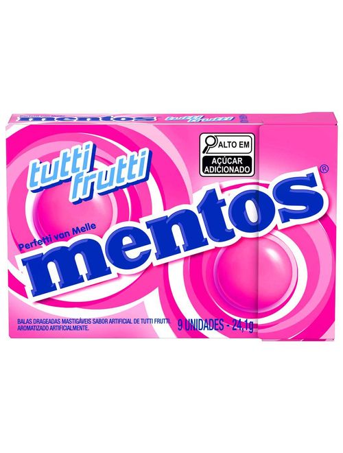 Bala Mentos Slim Box Tutti Frutti 24,1g - Perfetti