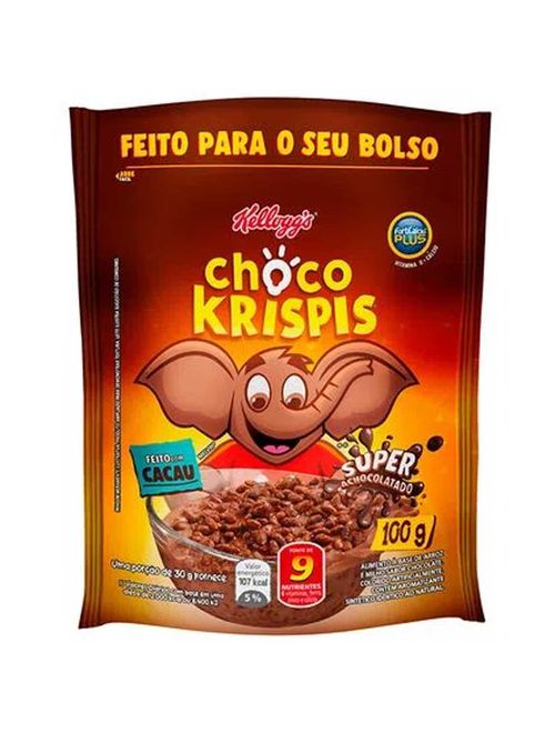 Cereal de Chocolate Choco Crispis 100g - Kelloggs