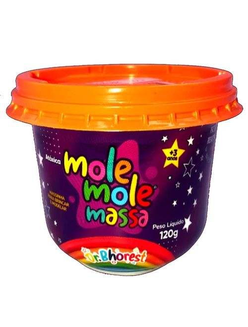 Massinha Mole Mole Massa Laranja 120g - Dr.Bhorest