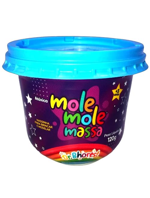 Massinha Mole Mole Massa Azul Bebê 120g - Dr.Bhorest