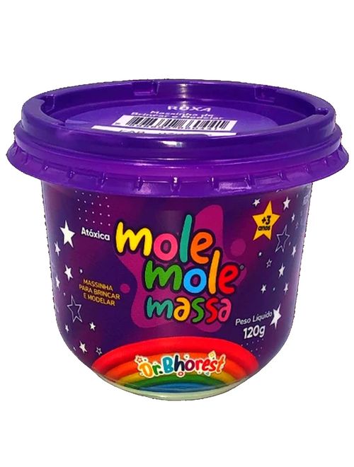 Massinha Mole Mole Massa Roxa 120g - Dr.Bhorest