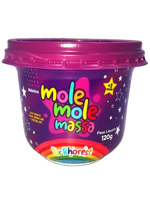 Massinha Mole Mole Massa Lilás 120g - Dr.Bhorest