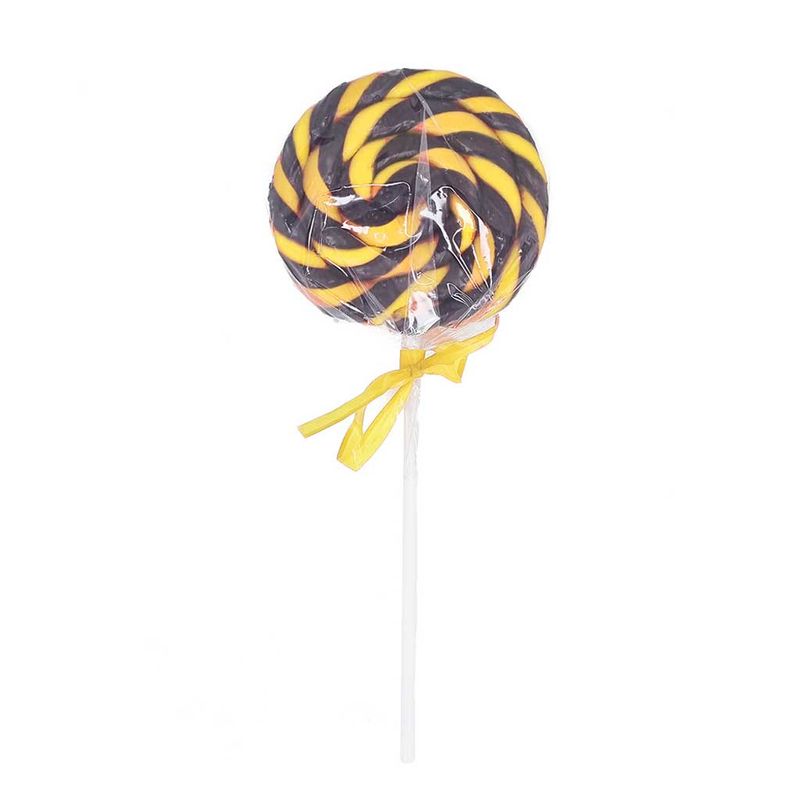 Pirulito-Psicodelico-Preto-e-Amarelo-9cm---Arte-e-Cor