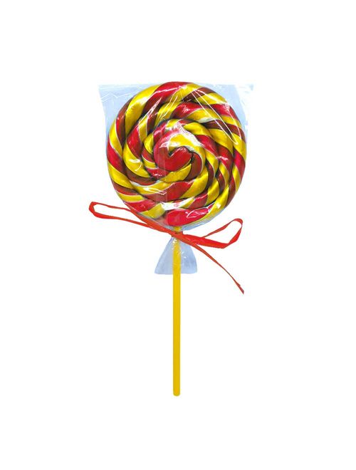 Pirulito Psicodélico Amarelo e Vermelho 13cm - Arte e Cor