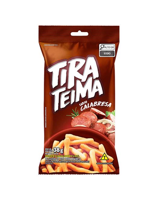Salgadinho Tira Teima Sabor Calabresa 38g - Lobits