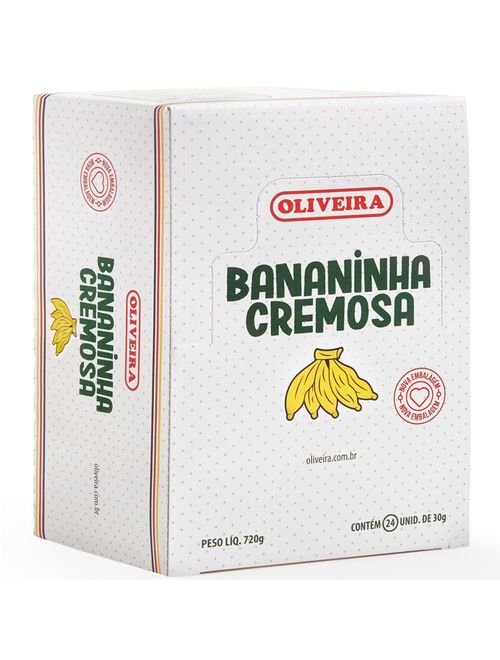 Caixa Doce Bananinha Cremosa 720g - Oliveira