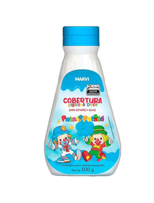 Cobertura Algodão Doce Patati Patatá 300g - Marvi