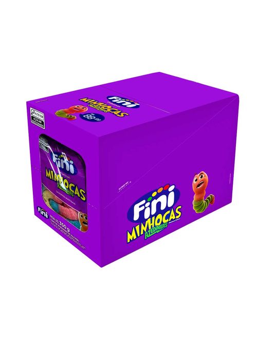 Bala de Gelatina Minhocas Cítricas 350g - Fini
