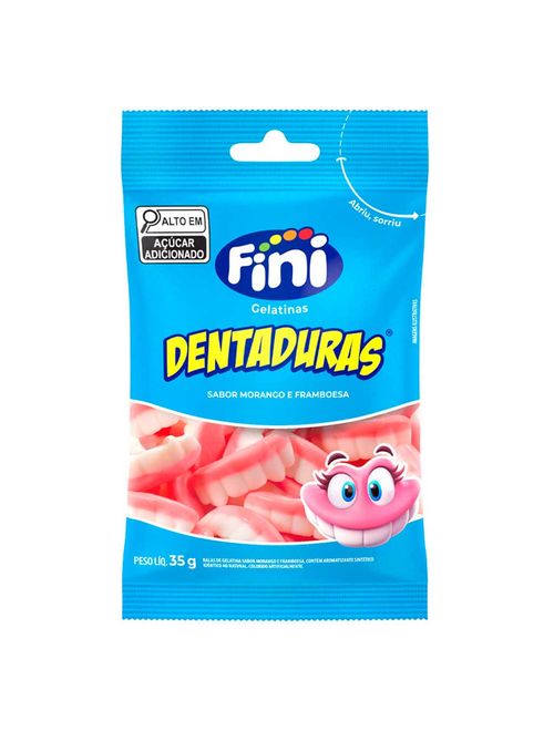Bala de Gelatina Dentaduras 350g - Fini