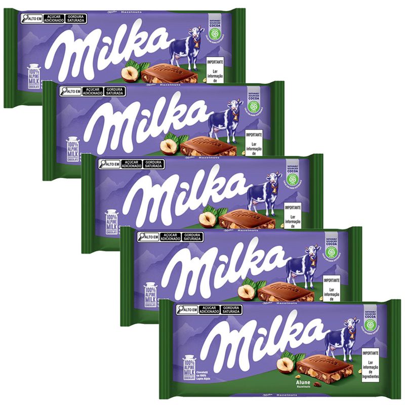 Kit-5-Tabletes-de-Chocolate-Avela-Pedacos-100g---Milka