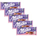 Kit-5-Tabletes-de-Chocolate-Recheio-Morango-100g---Milka