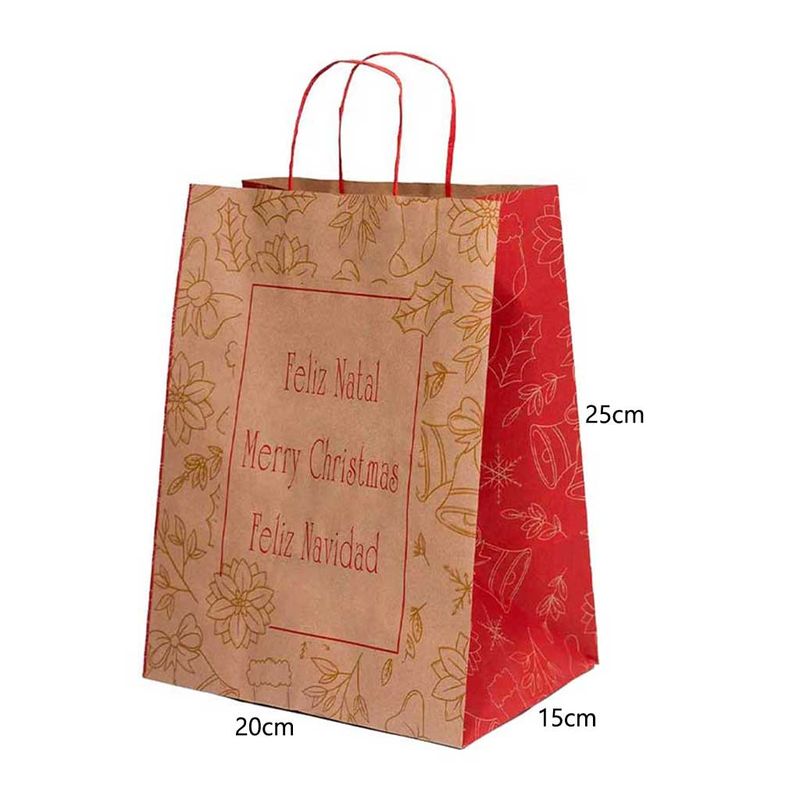 Sacola-Papel-Kraft-Feliz-Navidad-20x15x25cm-Unidade---LC-Embalagens