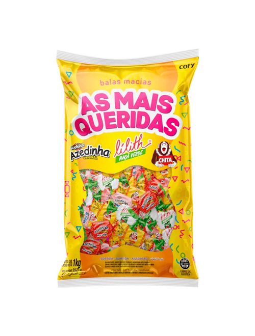 Balas Macias Sortidas As Mais Queridas 1kg - Cory