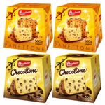 Kit-com-2-Panettone-Frutas---2-Chocottone-Gotas-500g---Bauducco