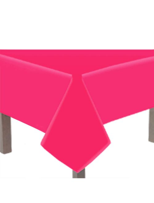 Toalha Plástica Lisa Pink 80x80cm c/10 - Lucky Fest