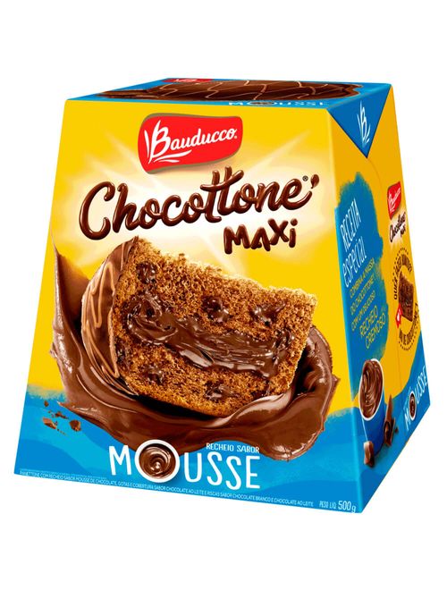 Chocottone Maxi Mousse de Chocolate 500g - Bauducco