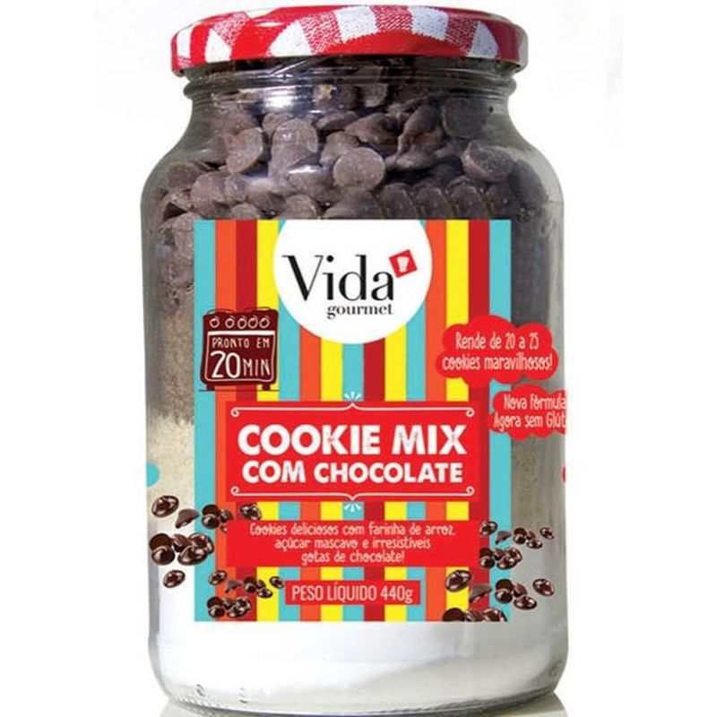 Cookie-Mix-Gotas-de-Chocolate-440g---Vida-Gourmet