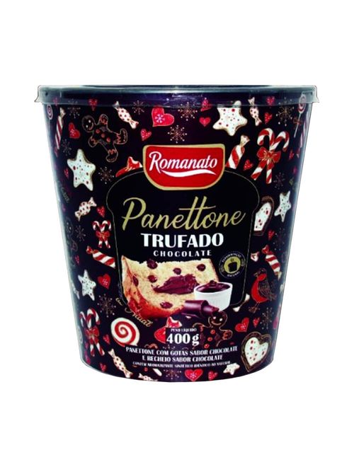 Panettone Trufado Chocolate 400g - Romanato