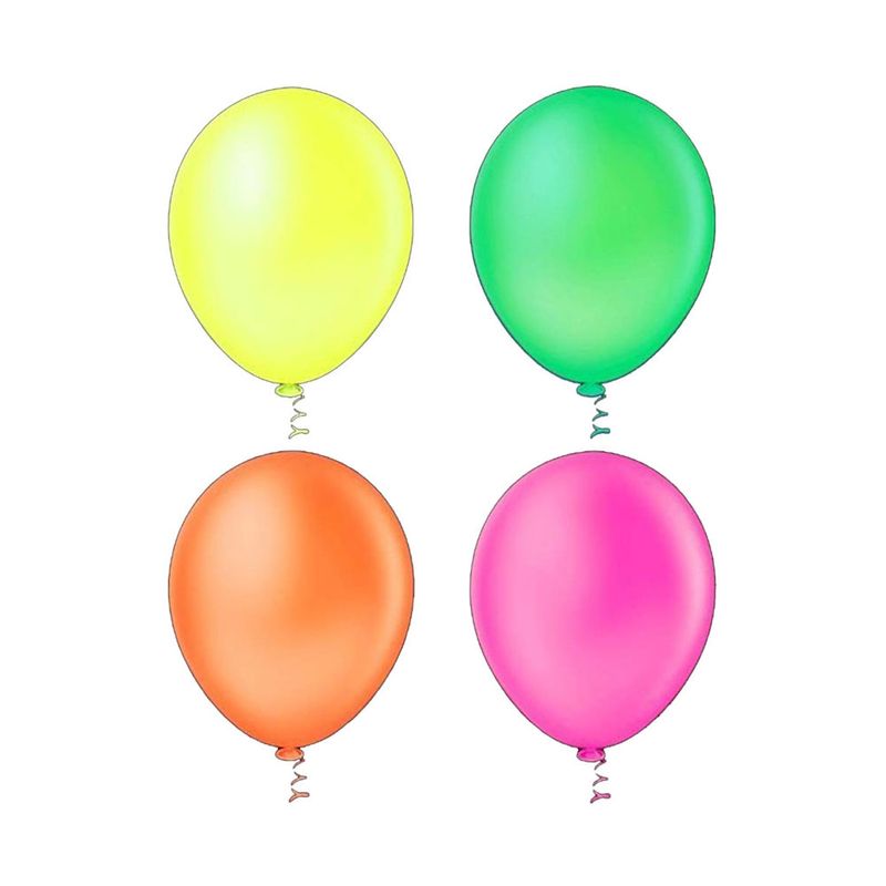 Balao-Redondo-Neon-Sortido-Tamanho-5-c-50---Pic-Pic