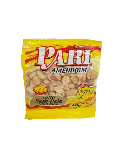 Amendoim Frito sem Pele com Alho 50g - Pari