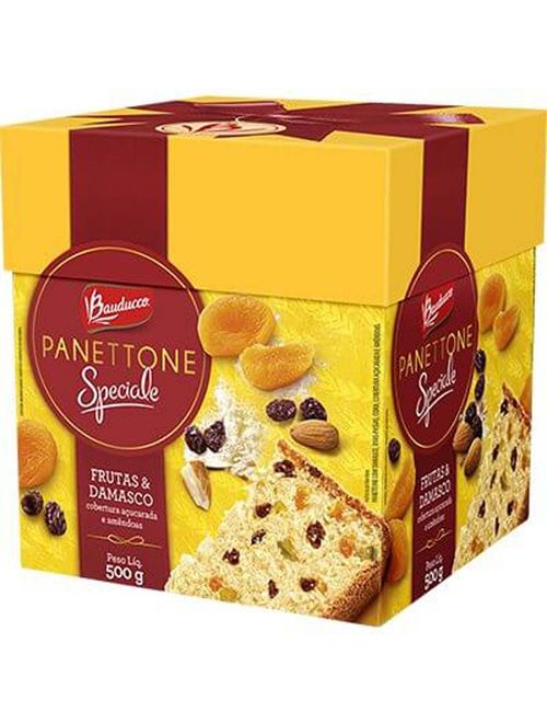 Panettone Speciale de Frutas e Damasco 500g - Bauducco