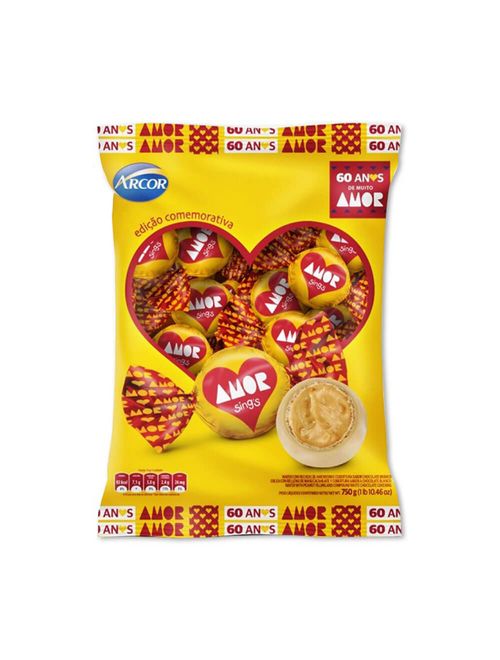 Bombom Paçoca Amor 750g - Arcor