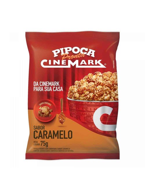 Pipoca Doce Pronta Caramelo 75g - Cinemark