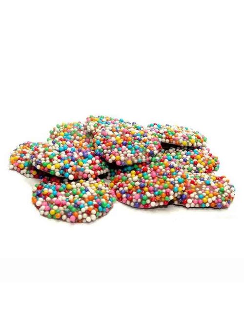 Confeito de Chocolate ao Leite Missangas Coloridas 120g - Borussia