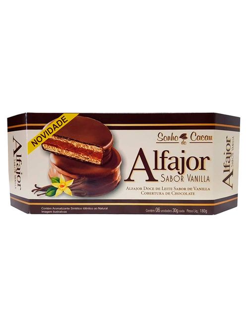 Alfajor Vanilla c/6 - O Sonho do Cacau