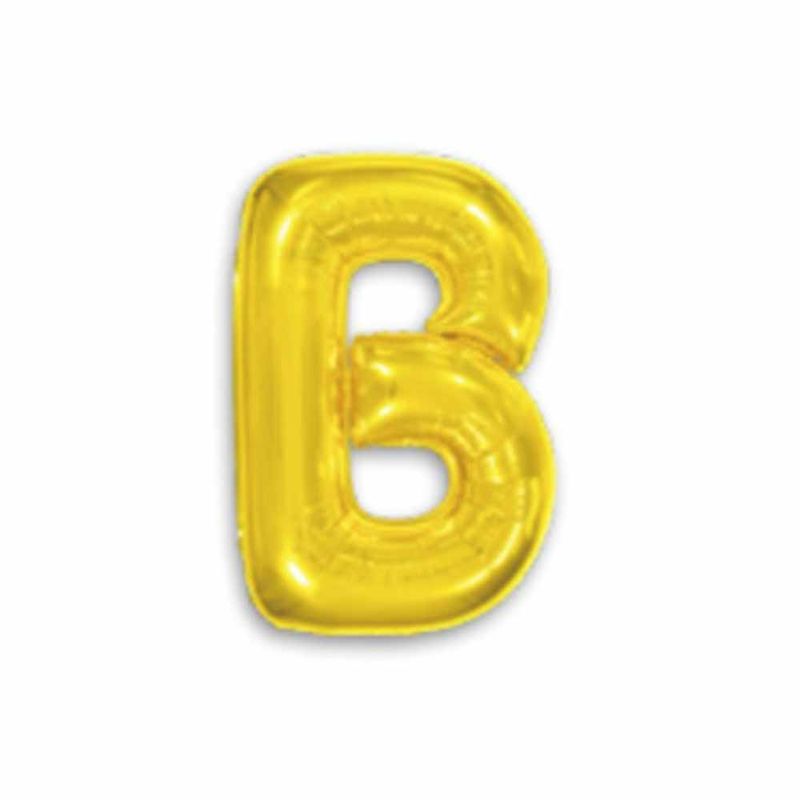 Balao-Metalizado-16----40cm-Ouro-Letra-B---Make