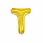 Balao-Metalizado-16----40cm-Ouro-Letra-T---Make