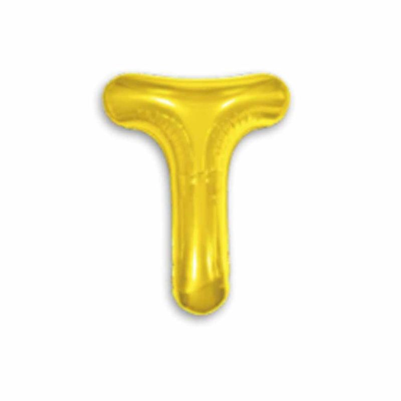 Balao-Metalizado-16----40cm-Ouro-Letra-T---Make