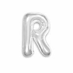 Balao-Metalizado-16----40cm-Prata-Letra-R---Make