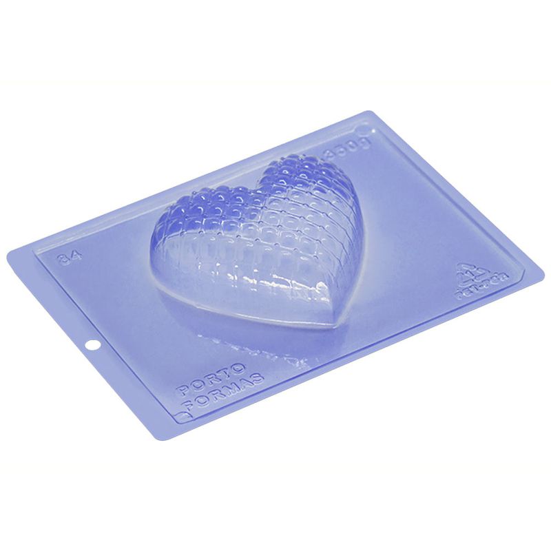 Forma-PVC-Silicone-Coracao-Matelasse-Ref.84---Porto-Formas