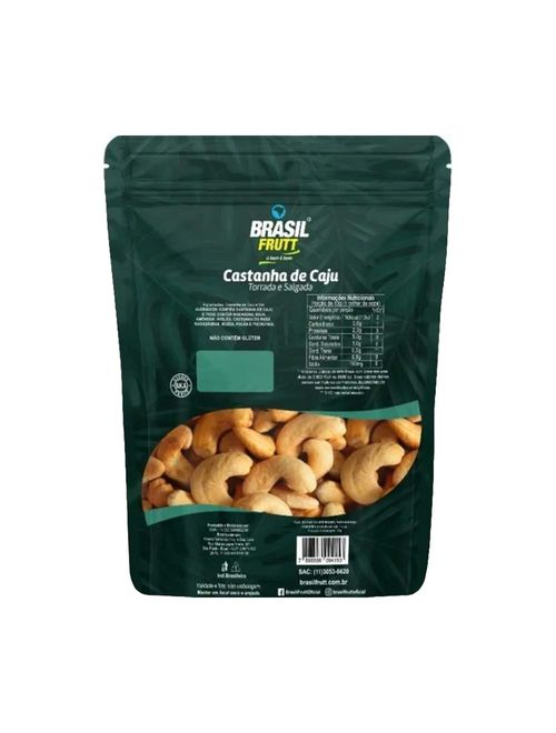 Castanha de Caju Torrada e Salgada 200g - Brasil Frutt
