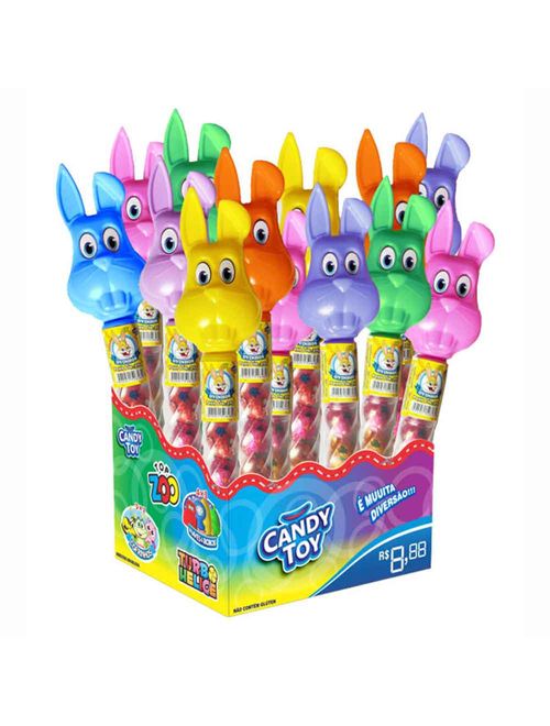 Ovinhos Sabor Chocolate Coelho 24g c/20 - Candy Toy
