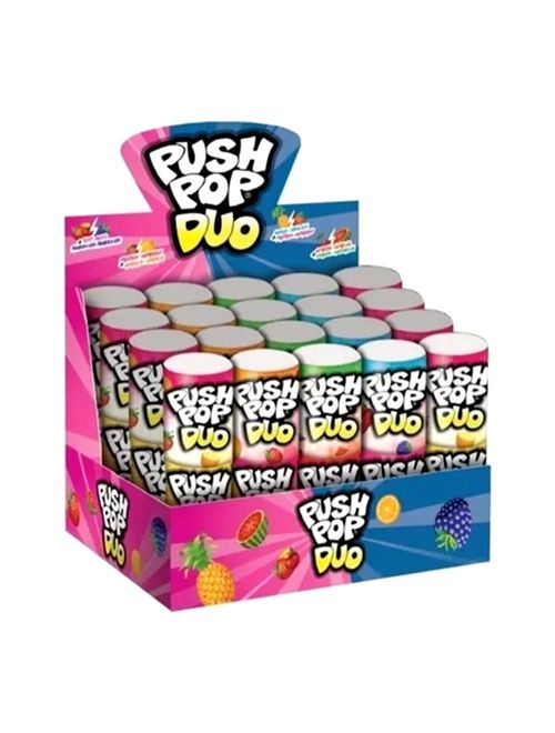 Pirulito Push Pop Duo Sortido c/20