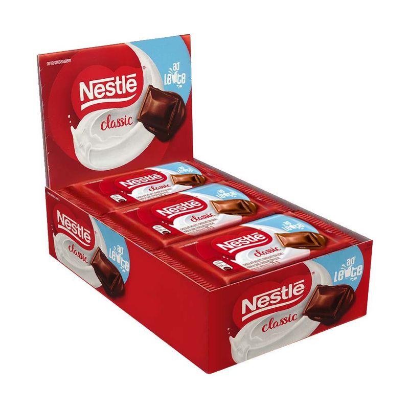 Chocolate Classic Duo Chocolate ao Leite e Branco Nestlé 80g