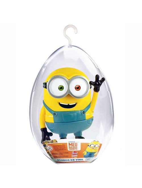 Ovo Médio com Boneco de Vinil Articulado Minion Bob - Lider