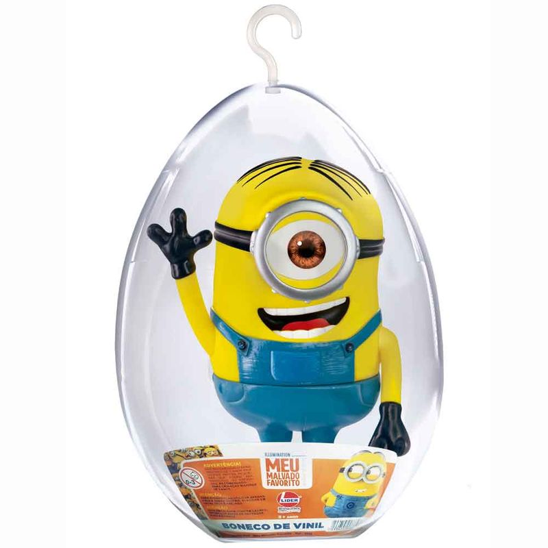 Ovo-Medio-com-Boneco-de-Vinil-Articulado-Minion-Stuart---Lider