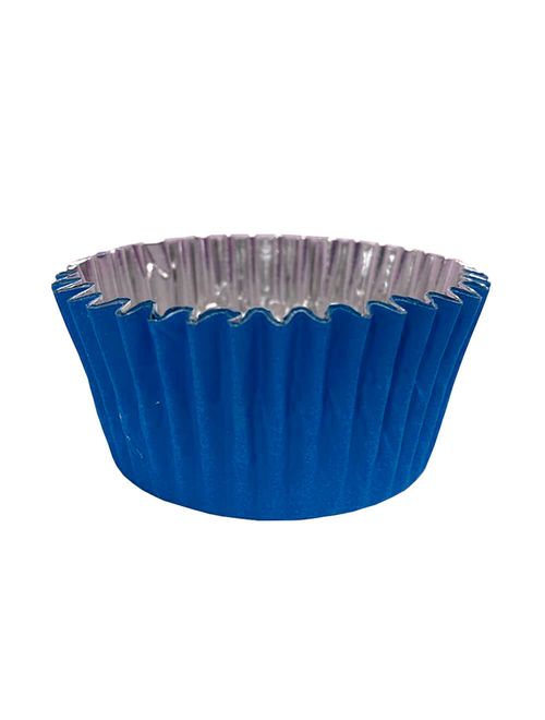 Forminha Cupcake Azul Escuro c/45 - Bax