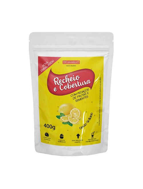Recheio e Cobertura de Frutas Limão Siciliano 400g - Di Caramella