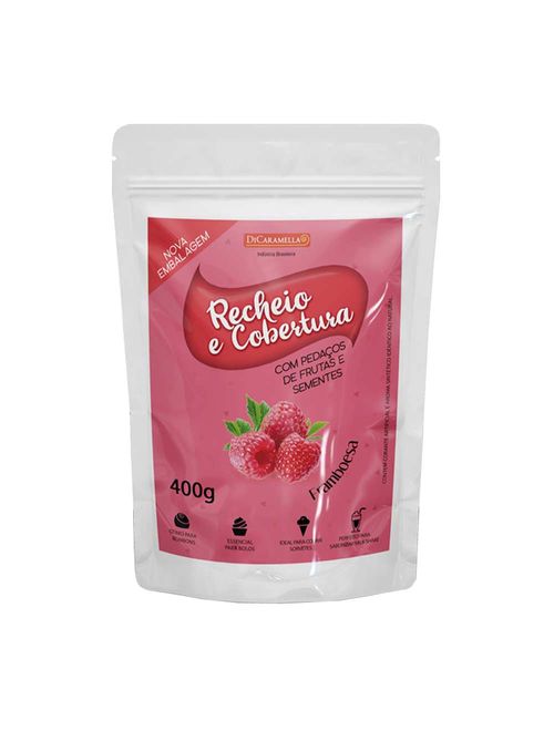 Recheio e Cobertura de Frutas Framboesa 400g - Di Caramella
