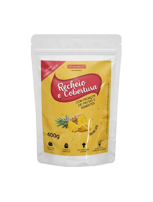 Recheio e Cobertura de Frutas Abacaxi 400g - Di Caramella