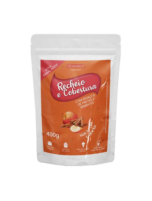 Recheio e Cobertura de Frutas Maçã e Canela 400g - Di Caramella