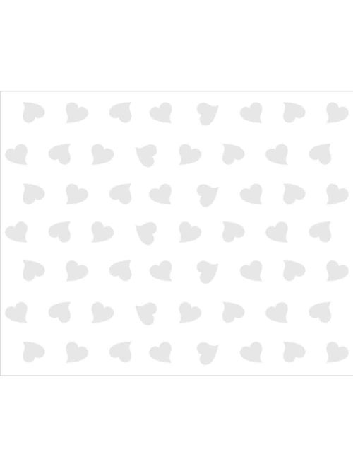 Saco Incolor Decorado 10x14cm Coração Branco c/50 - Packpel